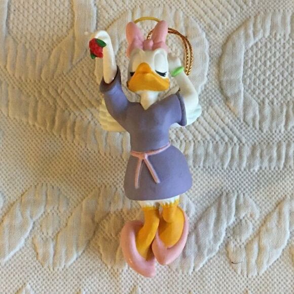 Vintage 1991 Grolier Daisy Duck Angel Disney 007907 DCA Daisy Duck Ornament - Picture 3 of 5
